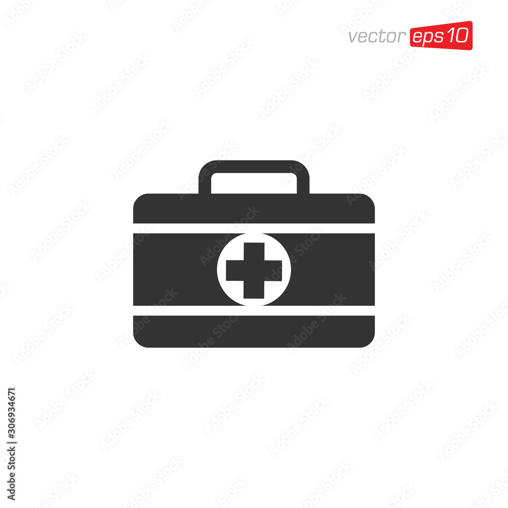 First Aid Kit Icon Design Vector First Aid Kit Icon Design Vector