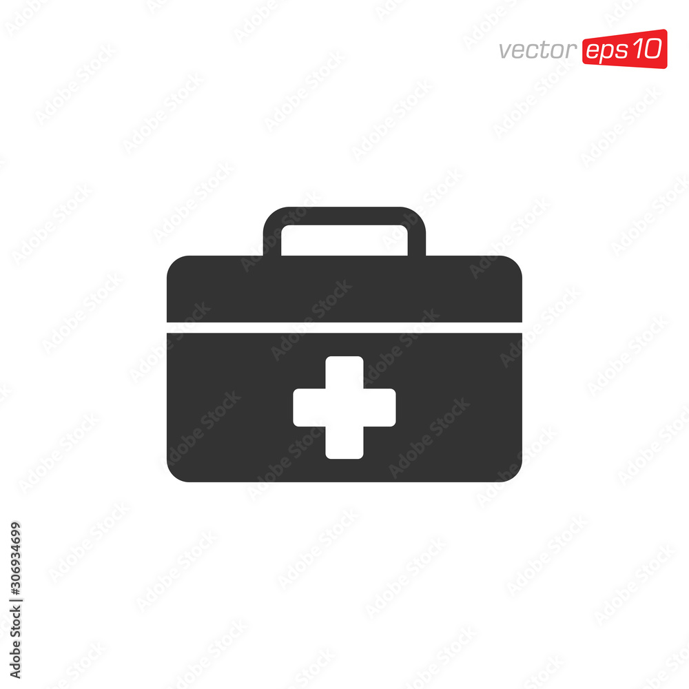 First Aid Kit Icon Design Vector First Aid Kit Icon Design Vector