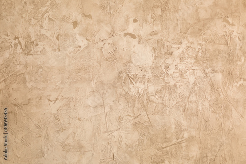 Background texture  textured plaster beige  rough surface