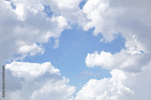 Sky with clouds for background.