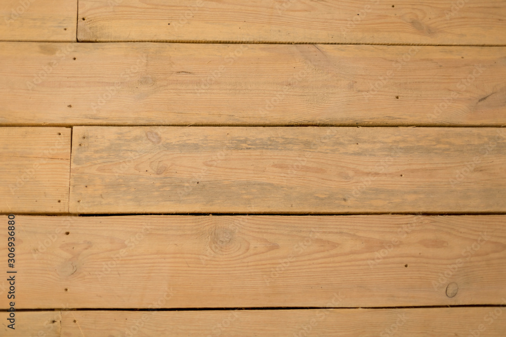 Fototapeta premium Background texture, old polished boards, wooden floor