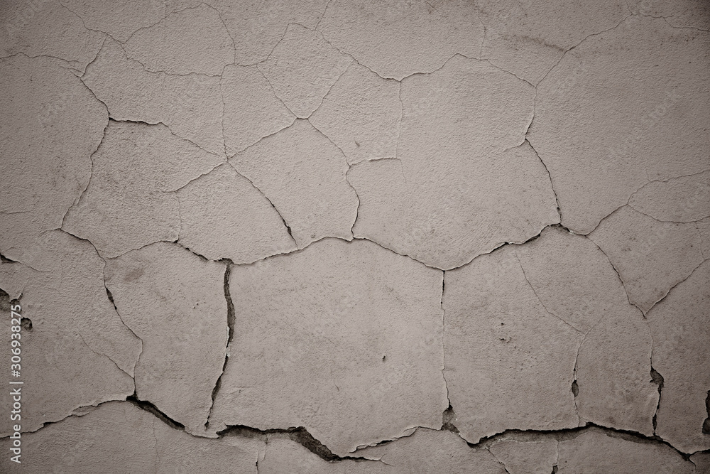 Fototapeta premium Old concrete wall, seamless texture background photo, ancient