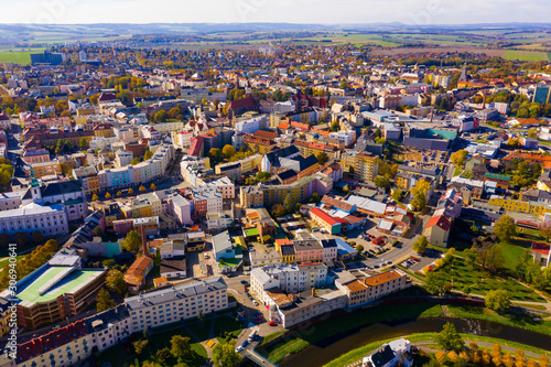 Opava cityscape  Czech Republic