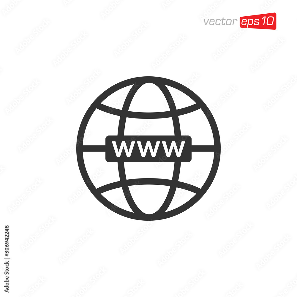 Globe Web Icon Design Vector Globe Web Icon Design Vector