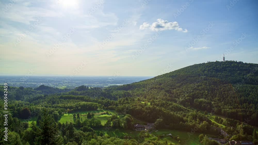 Gorgeous View from Mountain Top above Green Valley Gorgeous View from Mountain Top above Green Valley