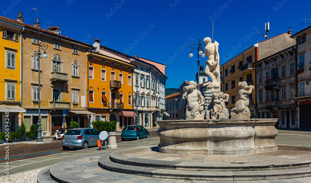 View of Victory Square, Gorizia, Italy