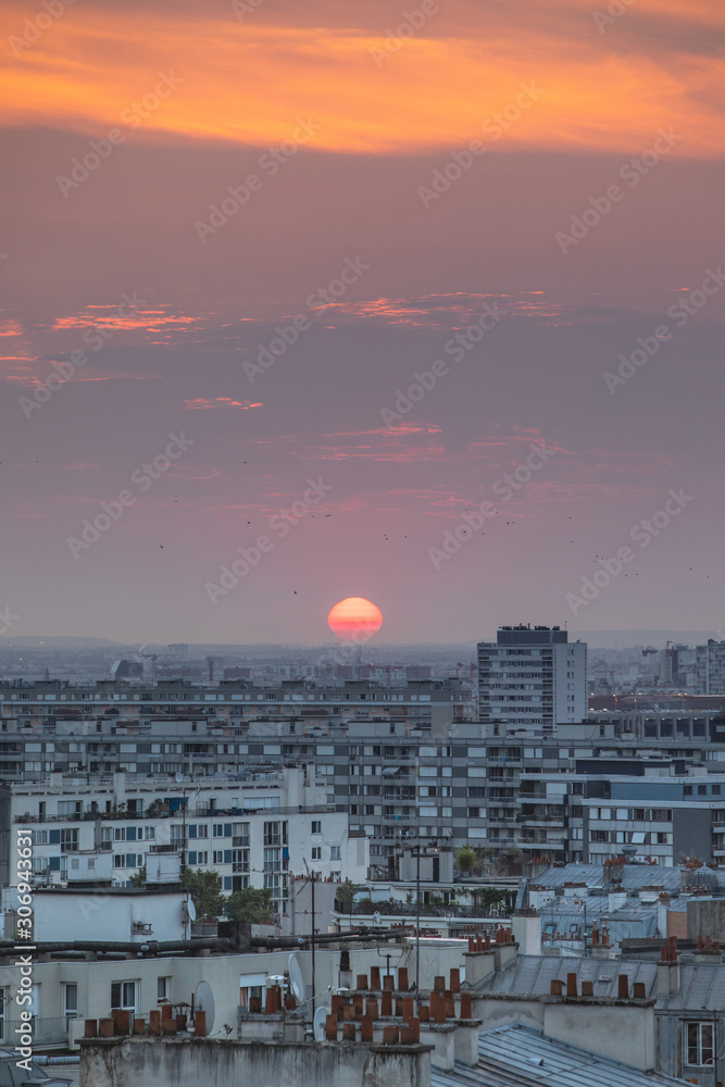Sunrise on Paris