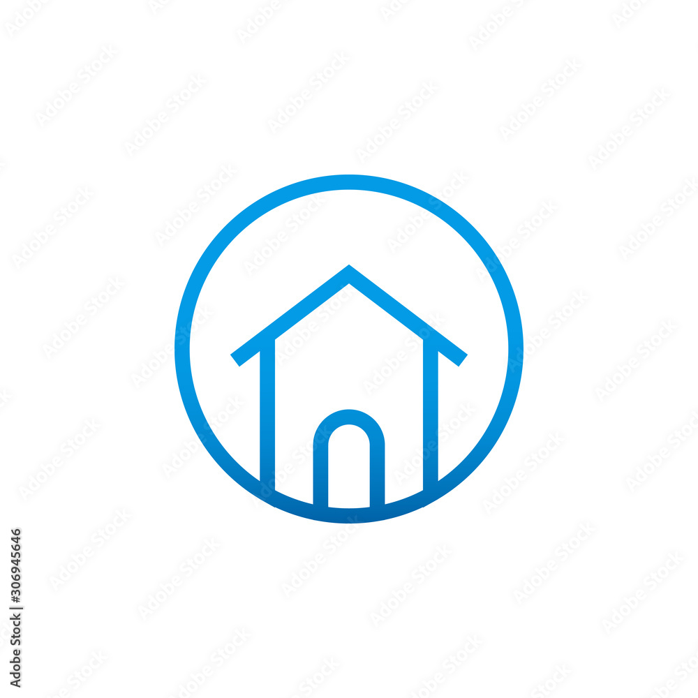 Real Estate and Apartment logo vector template isolated