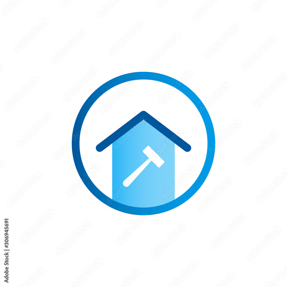 Cleaning Service and Home Repair logo vector template isolated Cleaning Service and Home Repair logo vector template isolated