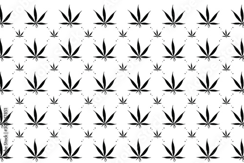 Background Marijuana design Hemp leaf symbol icon.
