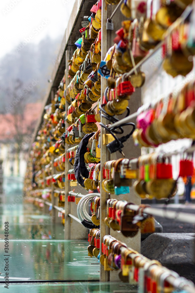 Bridge in Ljubljana, Slovenia Bridge in Ljubljana, Slovenia