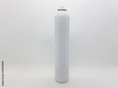 Clean Blank Liquid Cosmetics Packaging Bottle Spray Container for Mock-up Design in White Isolated Background