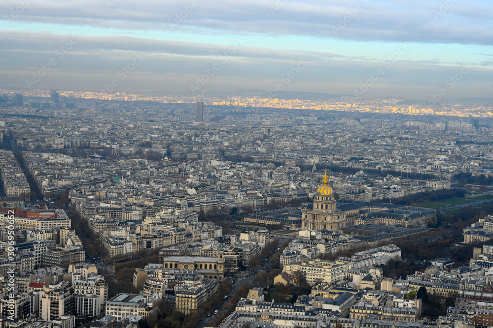 Vue panoramque de Paris