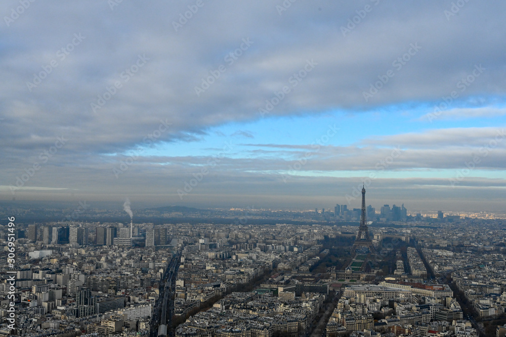 Naklejka premium Vue panoramque de Paris