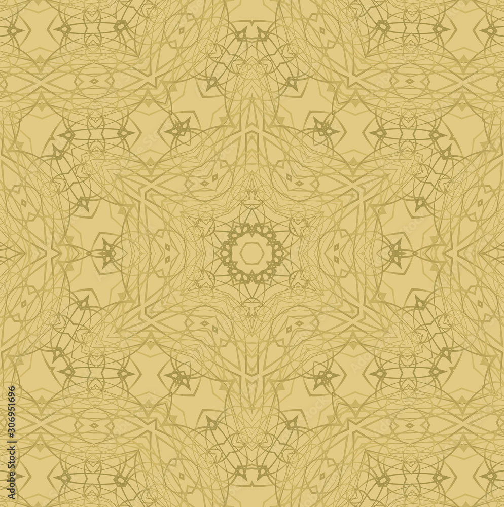 Abstract beige sconcentric pattern