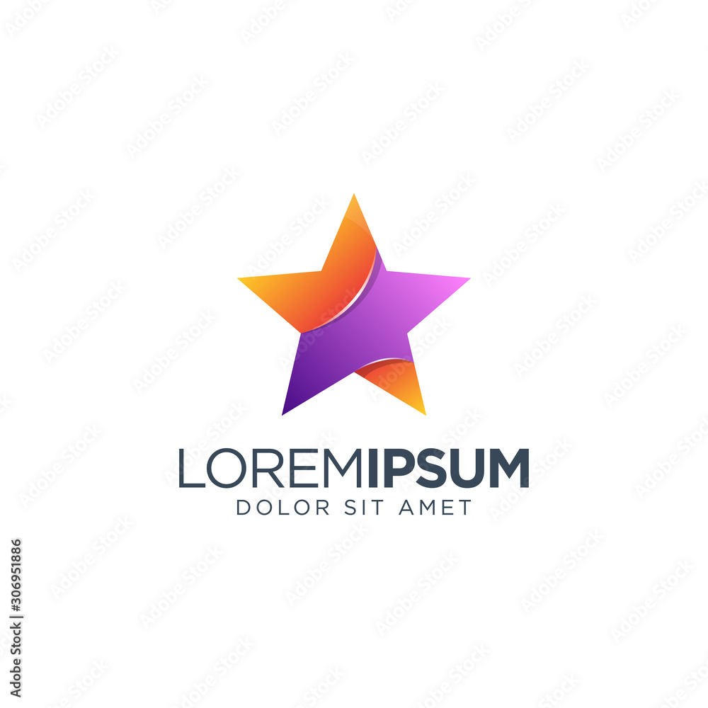 Obraz premium Star Logo Design