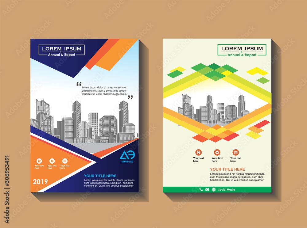 Vector Business brochure, flyers design template, company profile, magazine, poster, annual report, book & booklet cover, with green wavy line, and cityscape vector in background elements, size a4. Vector Business brochure, flyers design template, company profile, magazine, poster, annual report, book & booklet cover, with green wavy line, and cityscape vector in background elements, size a4.