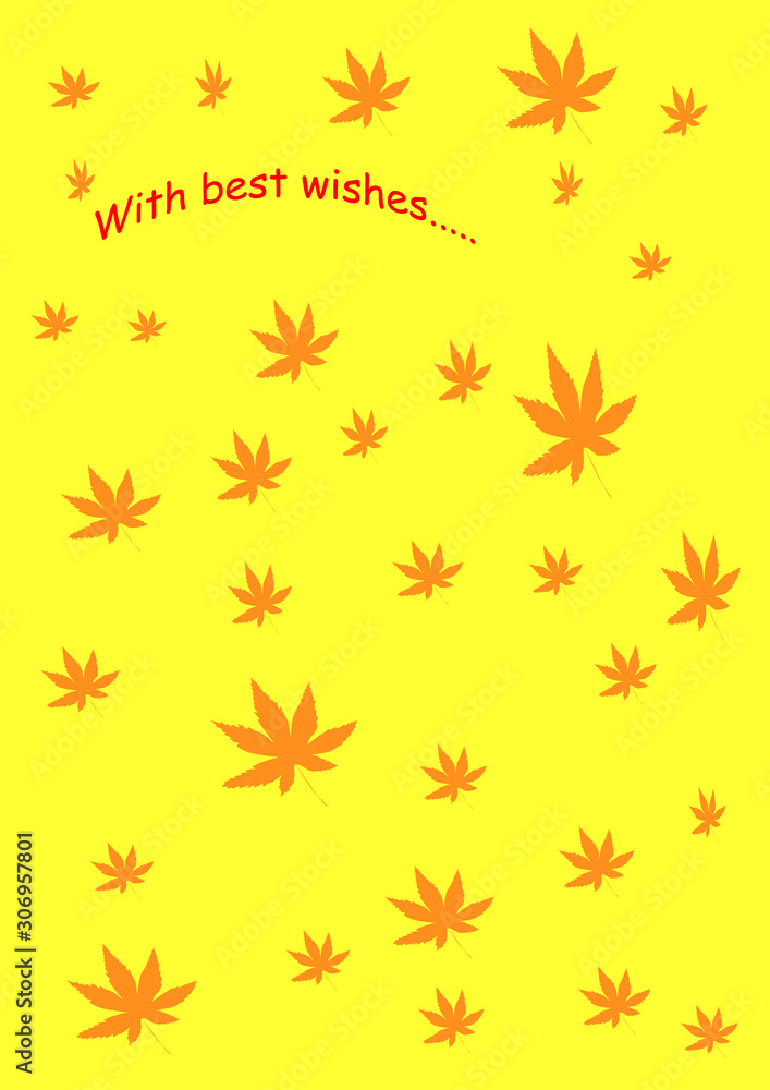 seamless background with autumn leaves seamless background with autumn leaves