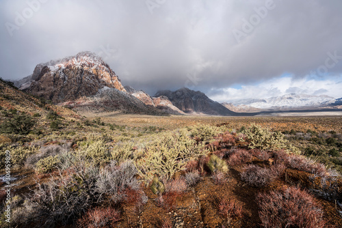 Desert winter storm at Red ...