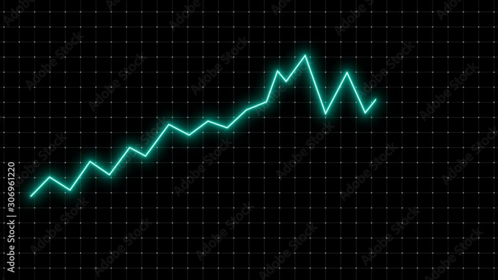 3d animation of business increase graph up | alpha... Growing sales graphic flat motion design animation, simple line chart ...