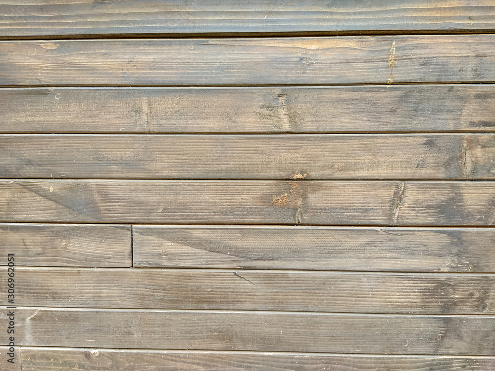 Obraz premium Retro looking small wooden planks as interesting natural material background wallpaper for flooring in rough texture