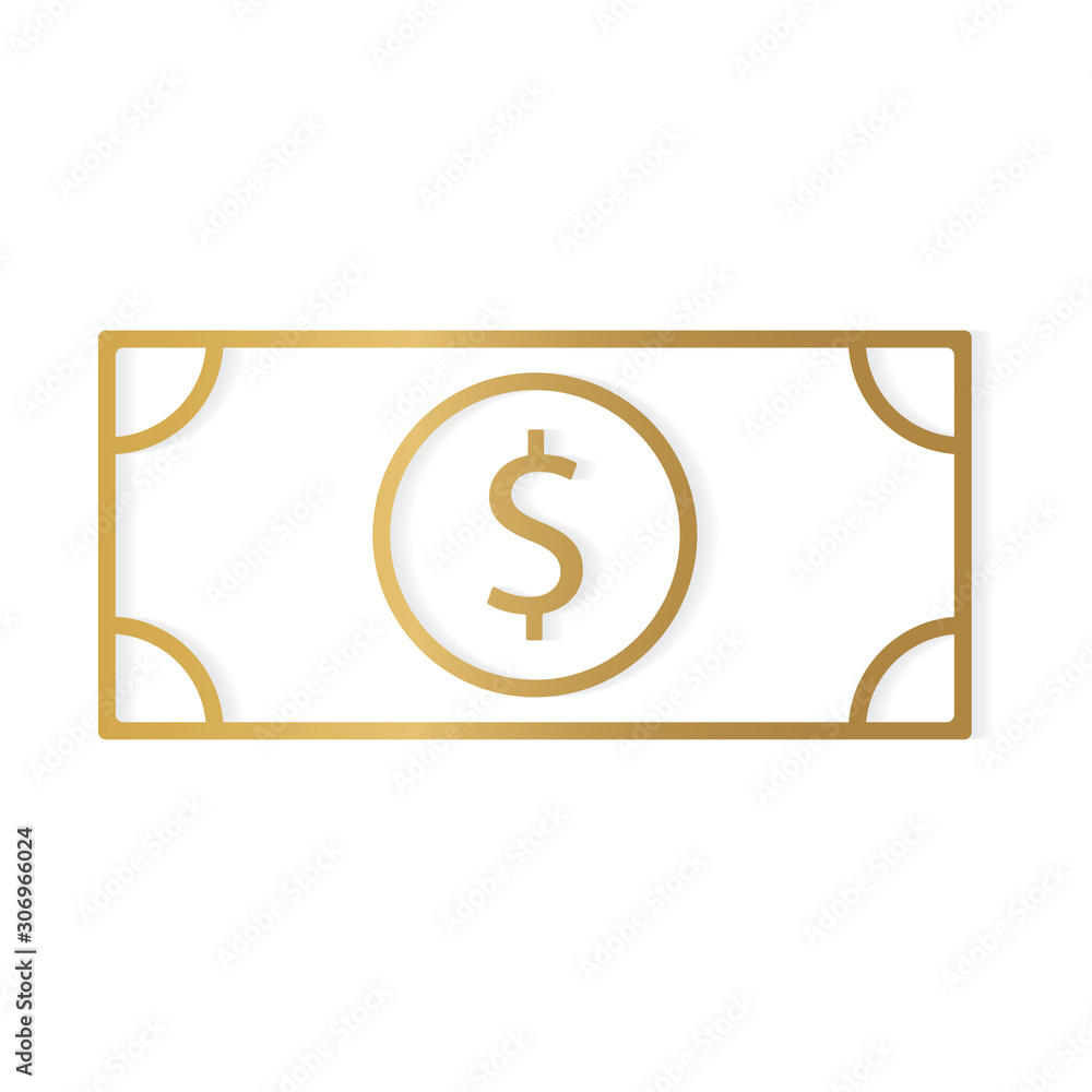 dollar banknote icon- vector illustration dollar banknote icon- vector illustration