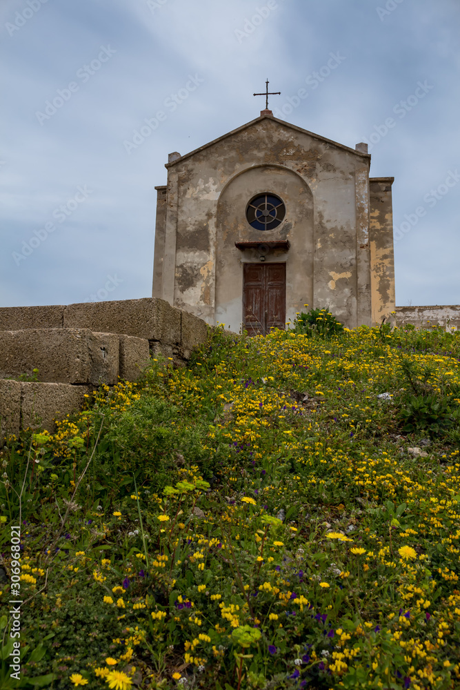 Church in Argentiera, Sardinia