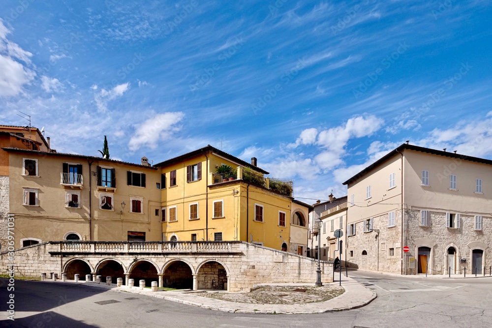 old town in Ascoli Piceno 