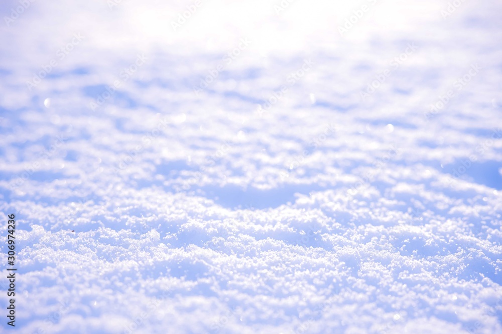 Obraz premium Natural snow background
