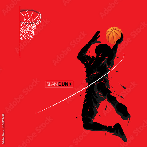 slam dunk splash silhouette