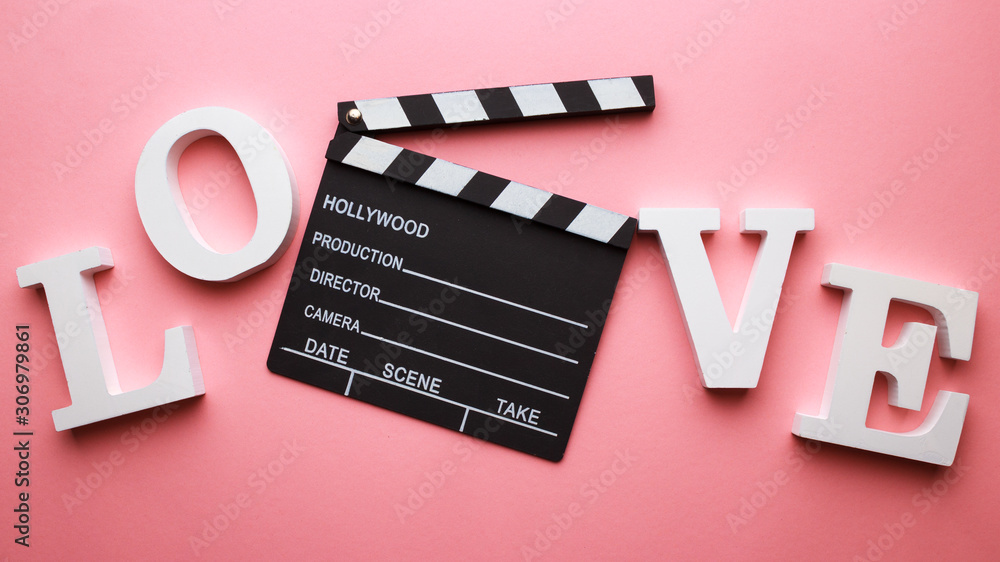 Naklejka premium Words - Love in Capital Letters