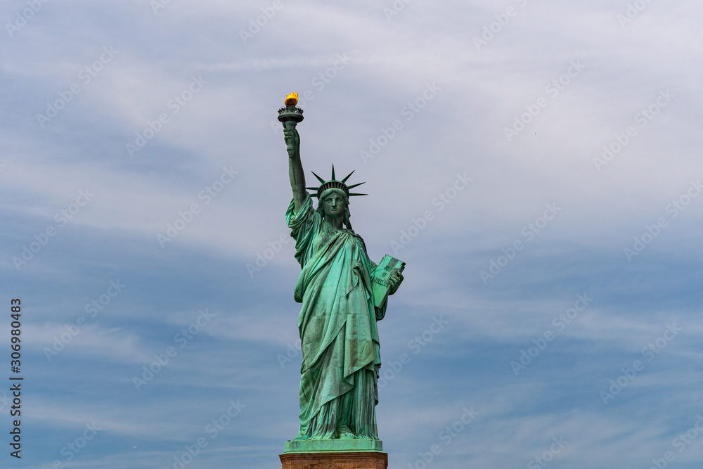 Fototapeta premium Front view about statue of liberty