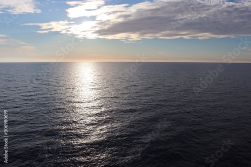 Fototapeta Naklejka Na Ścianę i Meble -  Sunset over the Mediterranean sea