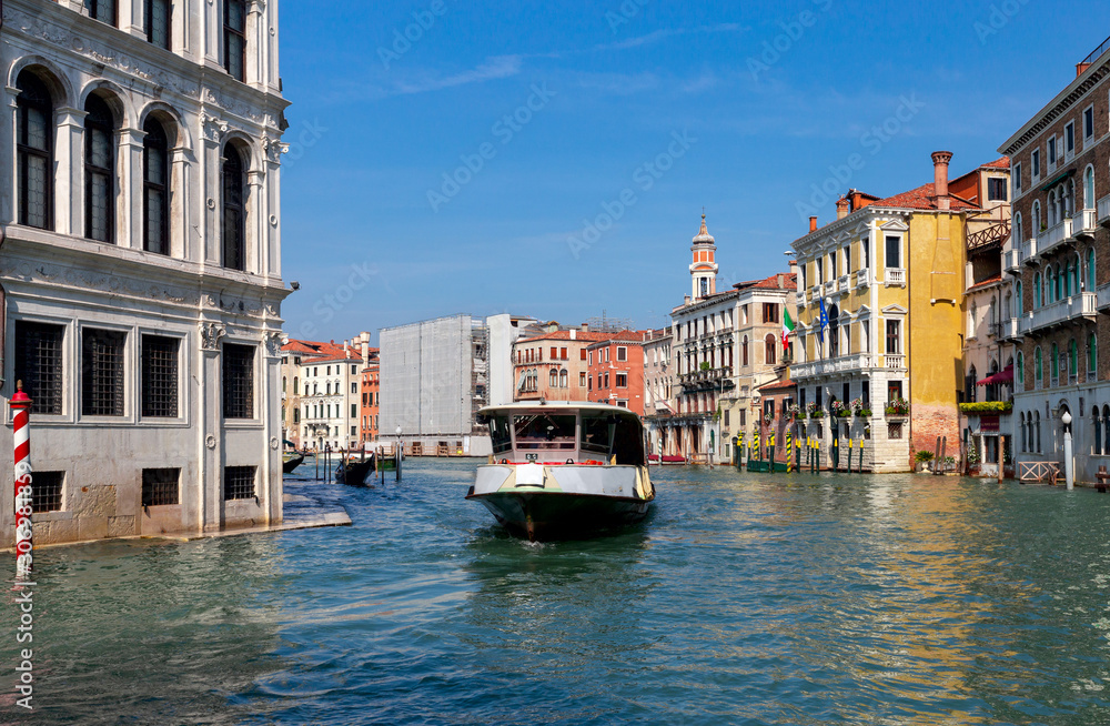 Obraz premium Venice. Old houses over the canal.