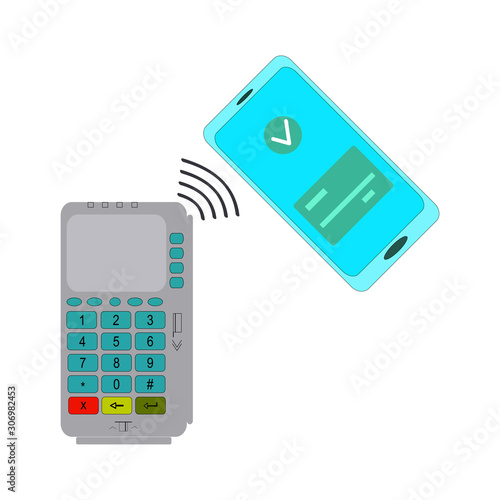 Contactless wireless pay si...