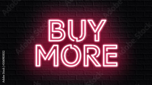red neon video animation buy more