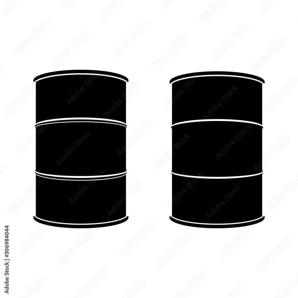 Oil barrel. Abstract concept, icon set. Vector illustration. Oil barrel. Abstract concept, icon set. Vector illustration.
