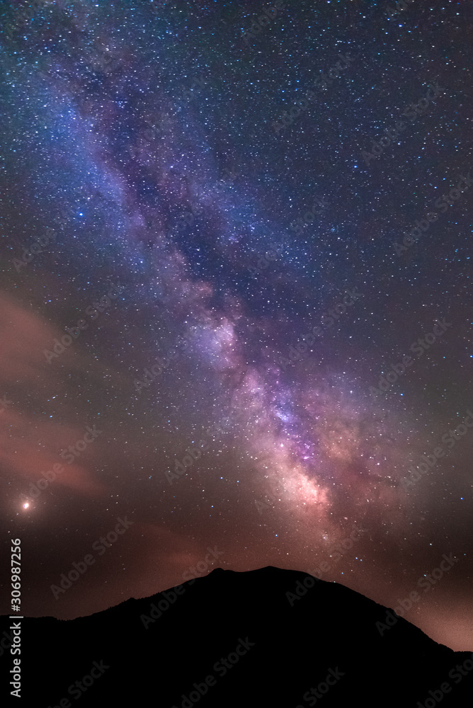 18/07-18, La Sagra, Spain. The Milky way seen from. the observatory of la Sagra. - obrazy, fototapety, plakaty 