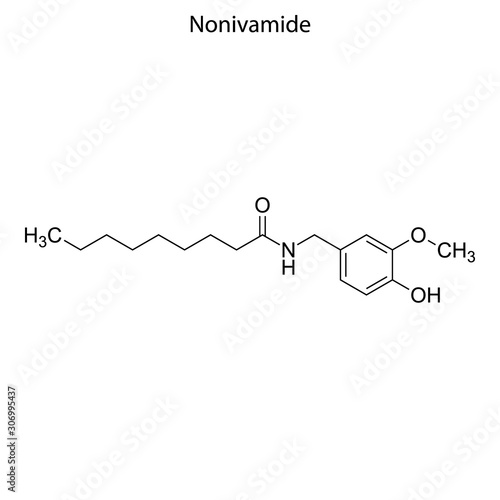 nonivamide Skeletal formula of Chemical element