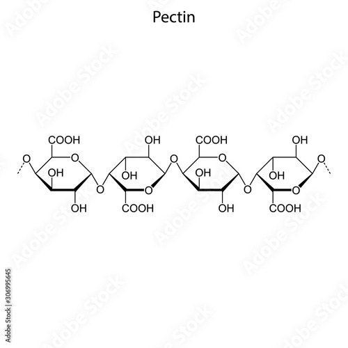 pectin Skeletal formula of Chemical element