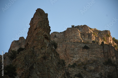 rock formation in mountains