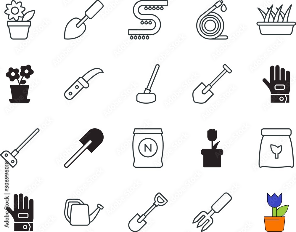 gardening vector icon set such as: general purpose, circuit, pitchfork, extinguisher, reel, icons, industry, closeup, s, accessory, connect, cpu, trim, sprinkle, burger, danger, computer, thin gardening vector icon set such as: general purpose, circuit, pitchfork, extinguisher, reel, icons, industry, closeup, s, accessory, connect, cpu, trim, sprinkle, burger, danger, computer, thin