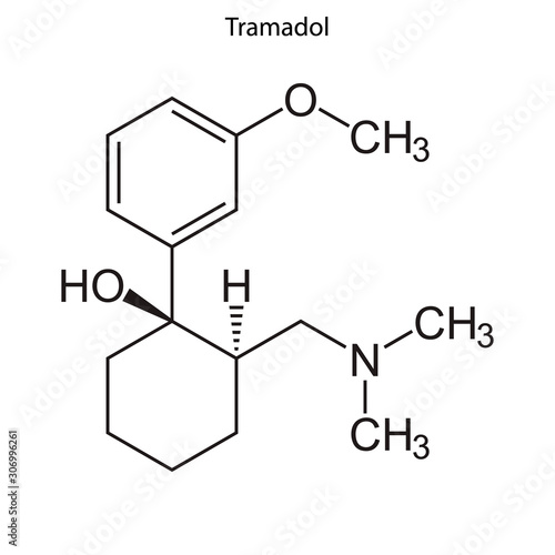 tramadol Skeletal formula of Chemical element