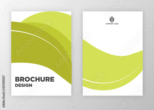Brochure template design vector. Modern design with abstract and colorful shapes can be use for leaflet, book, poster, flyer, catalogue in A4 size. easy to edit, customize for print
