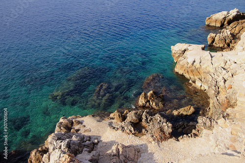 Adriatic sea and rocks