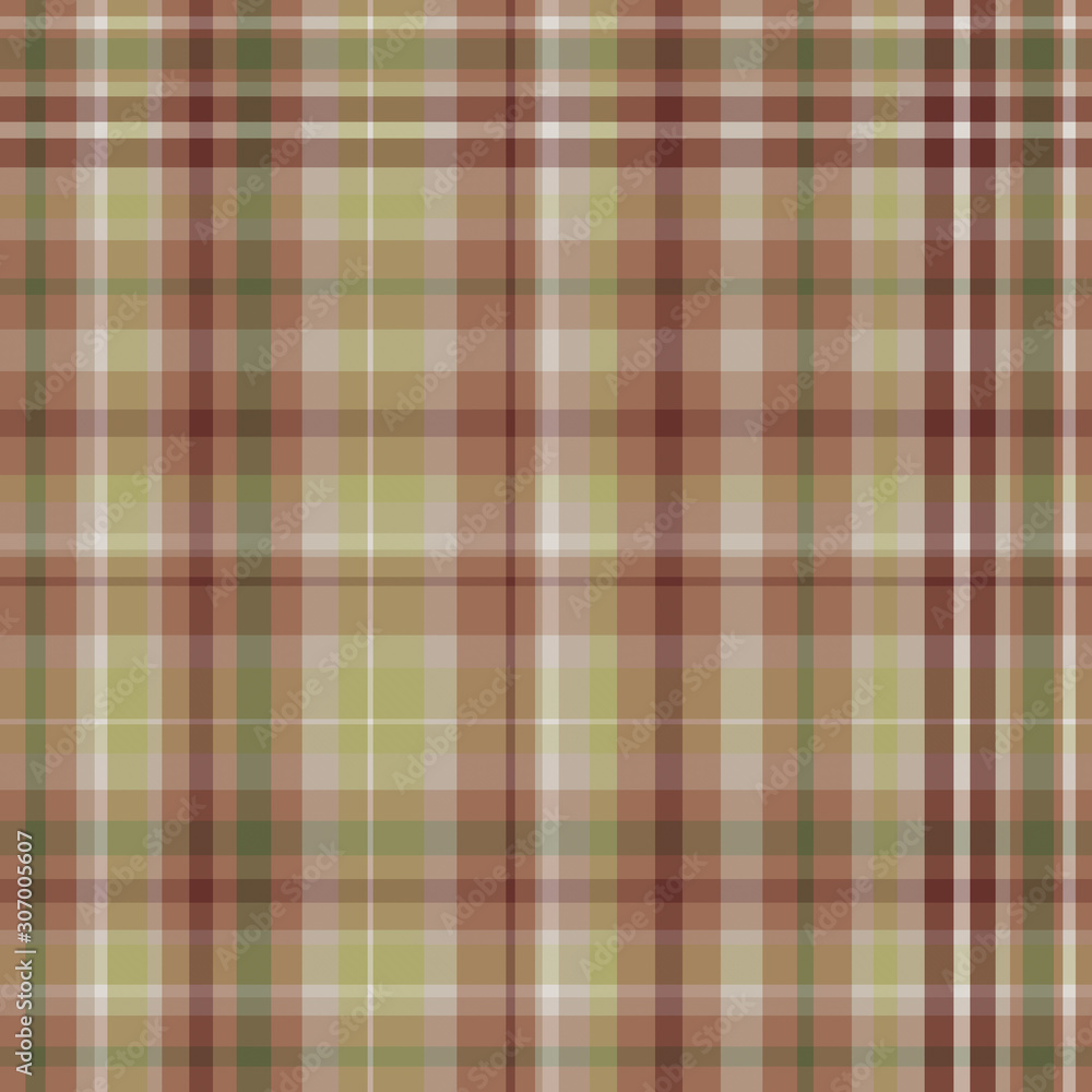 Twill plaid abstract pattern background browns greens Scottish tartan Twill plaid abstract pattern background browns greens Scottish tartan