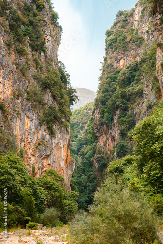 Gjipe Canyon near Dhermi and Himare, Albania, Adriatic Sea