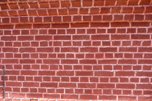 A wall of bricks. Brickwork. Bricks. Brick texture