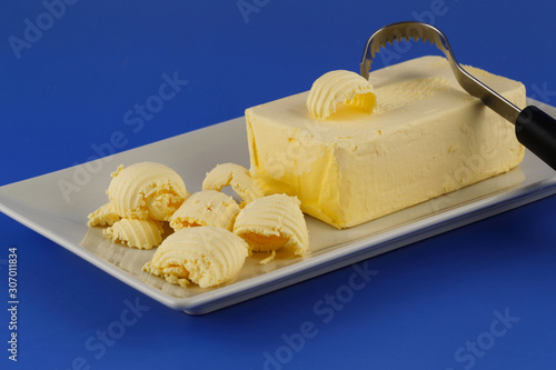 Butter, very unctuous product, widely used in breakfast. photo