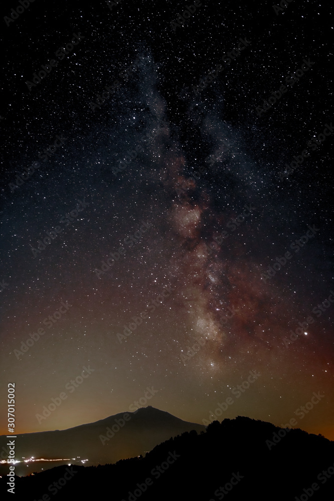 Milky Way From Malabotta Nature Reserve, Sicily Milky Way From Malabotta Nature Reserve, Sicily